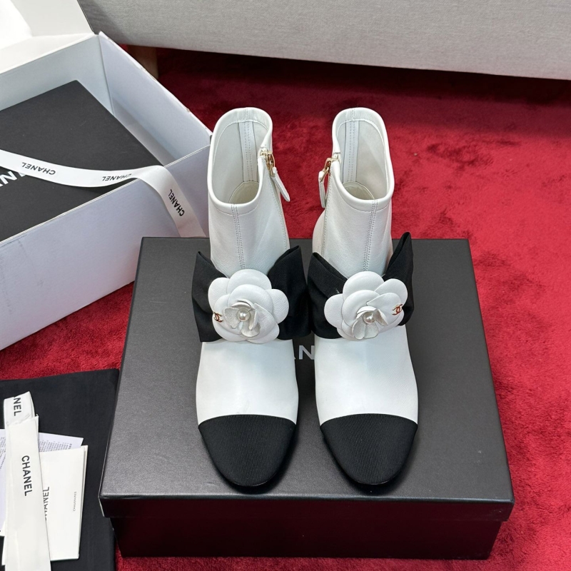 Ch*el leather shoes